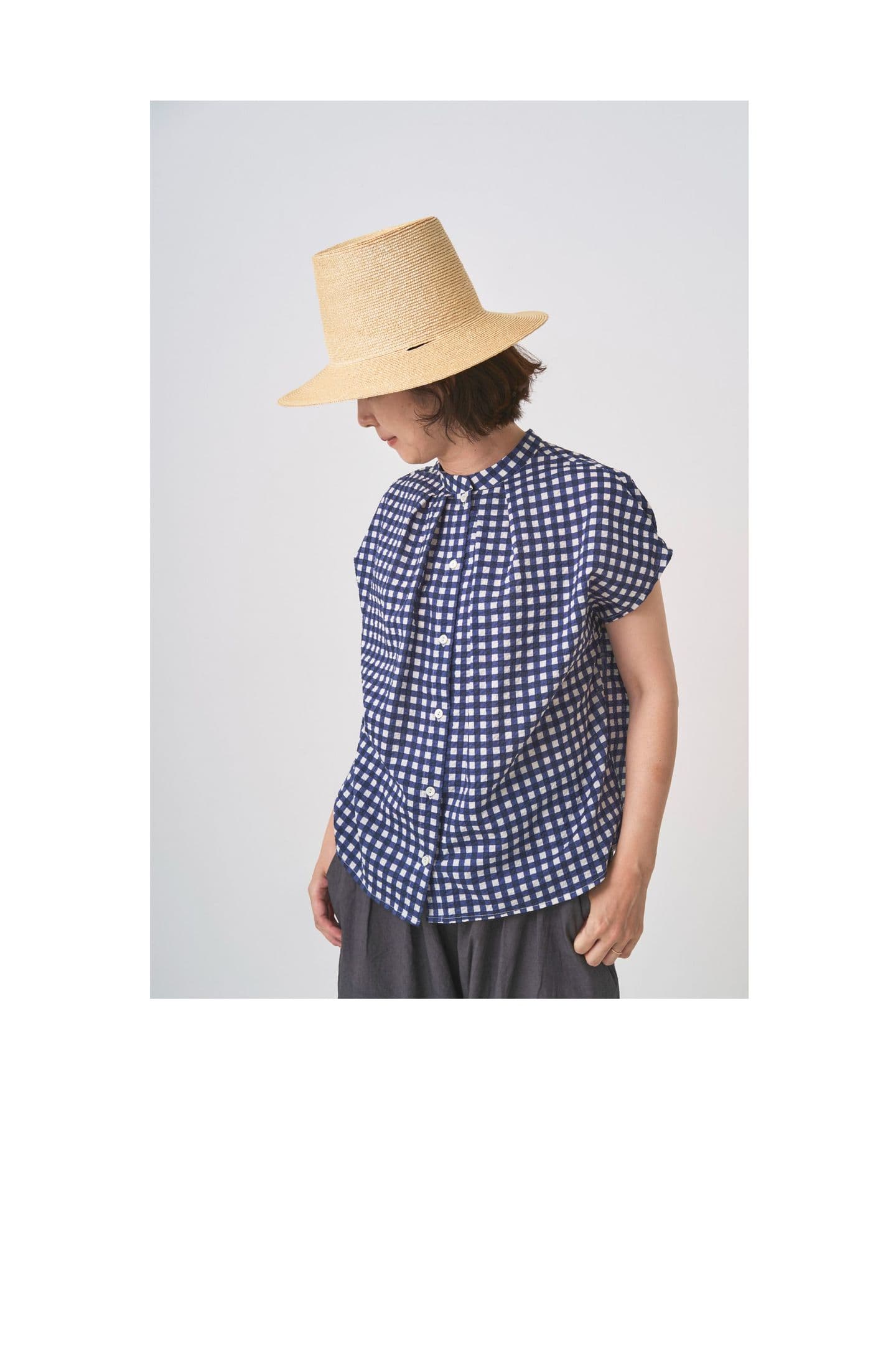 somewearclothing2wayタックフレンチブラウス